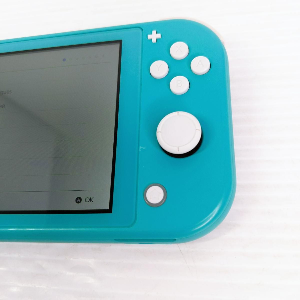 中古品】任天堂 スイッチライト ターコイズ HDH-S-BAZAA〇YR-55553〇