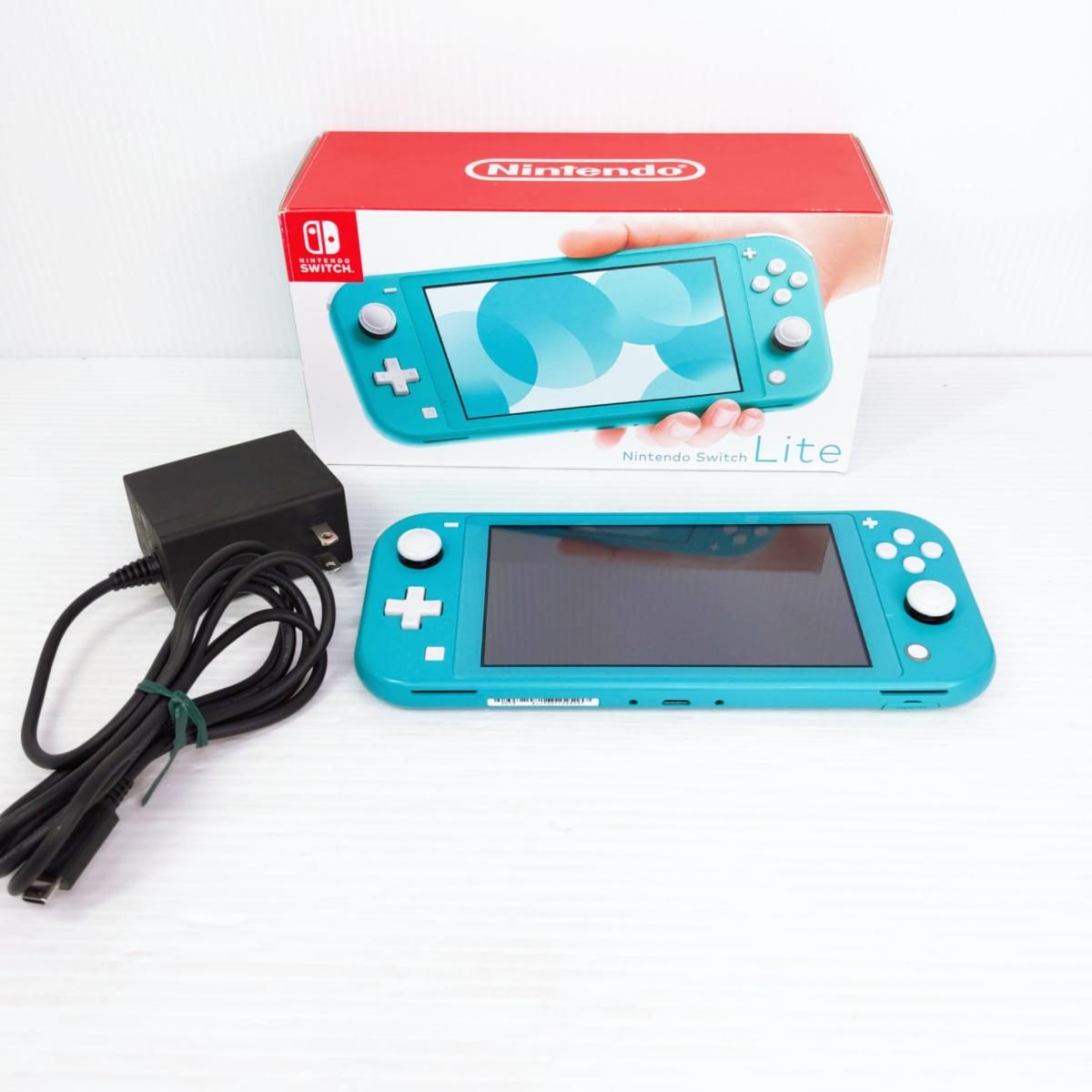 中古品】任天堂 スイッチライト ターコイズ HDH-S-BAZAA〇YR-55553〇
