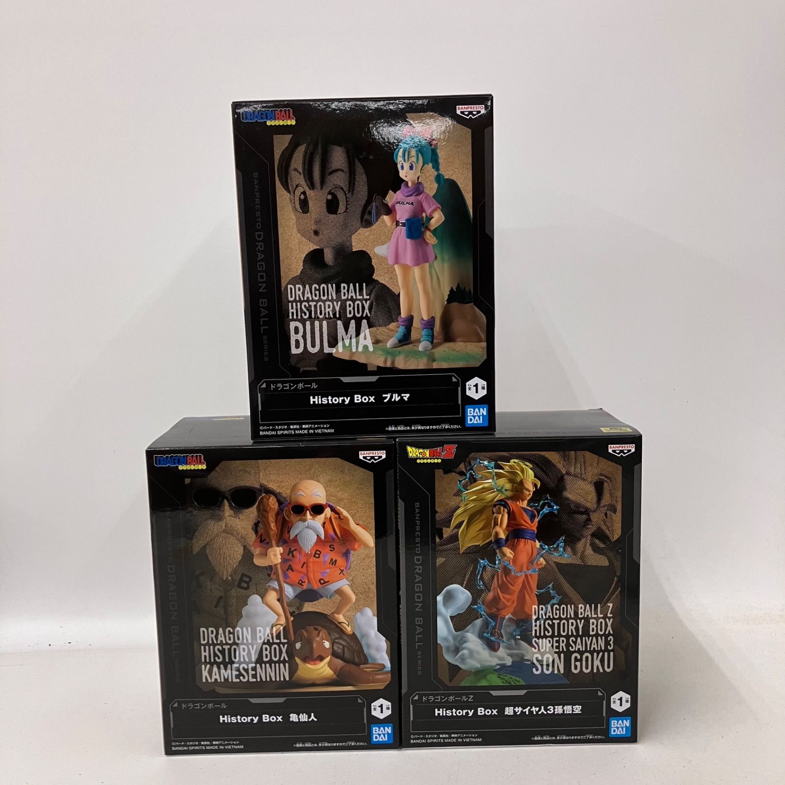 未開封 ドラゴンボールZ History Box 超サイヤ人3孫悟空 ブルマ 亀仙人