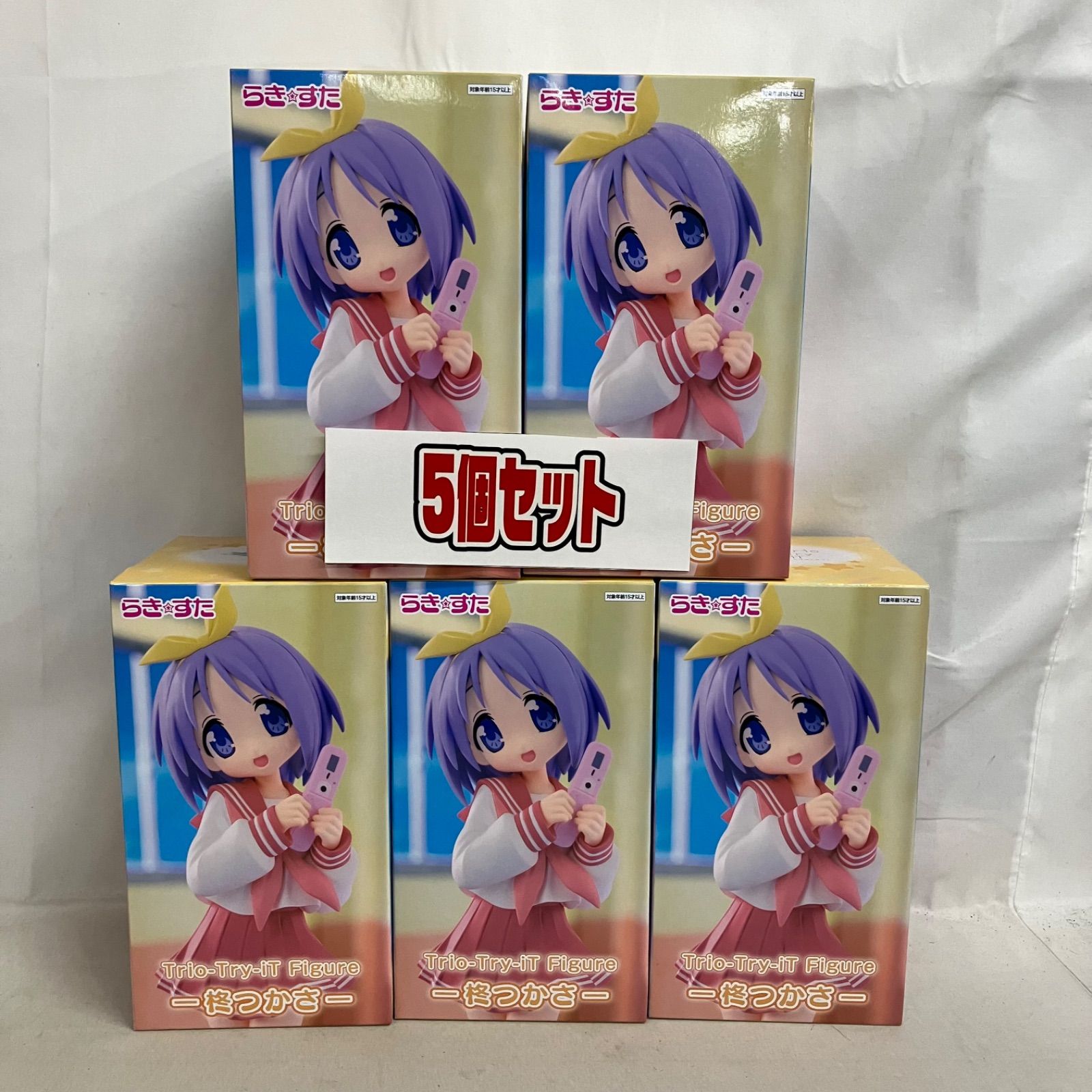 未開封 らきすた Trio-Try-iT 柊つかさ フィギュア 5個セット SFK722