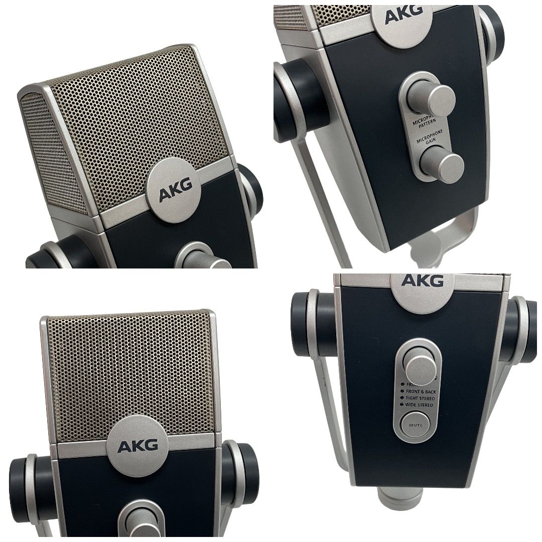 AKG Lyra-Y3 USB コンデンサーマイク サイドアドレス型 音響機材 中古