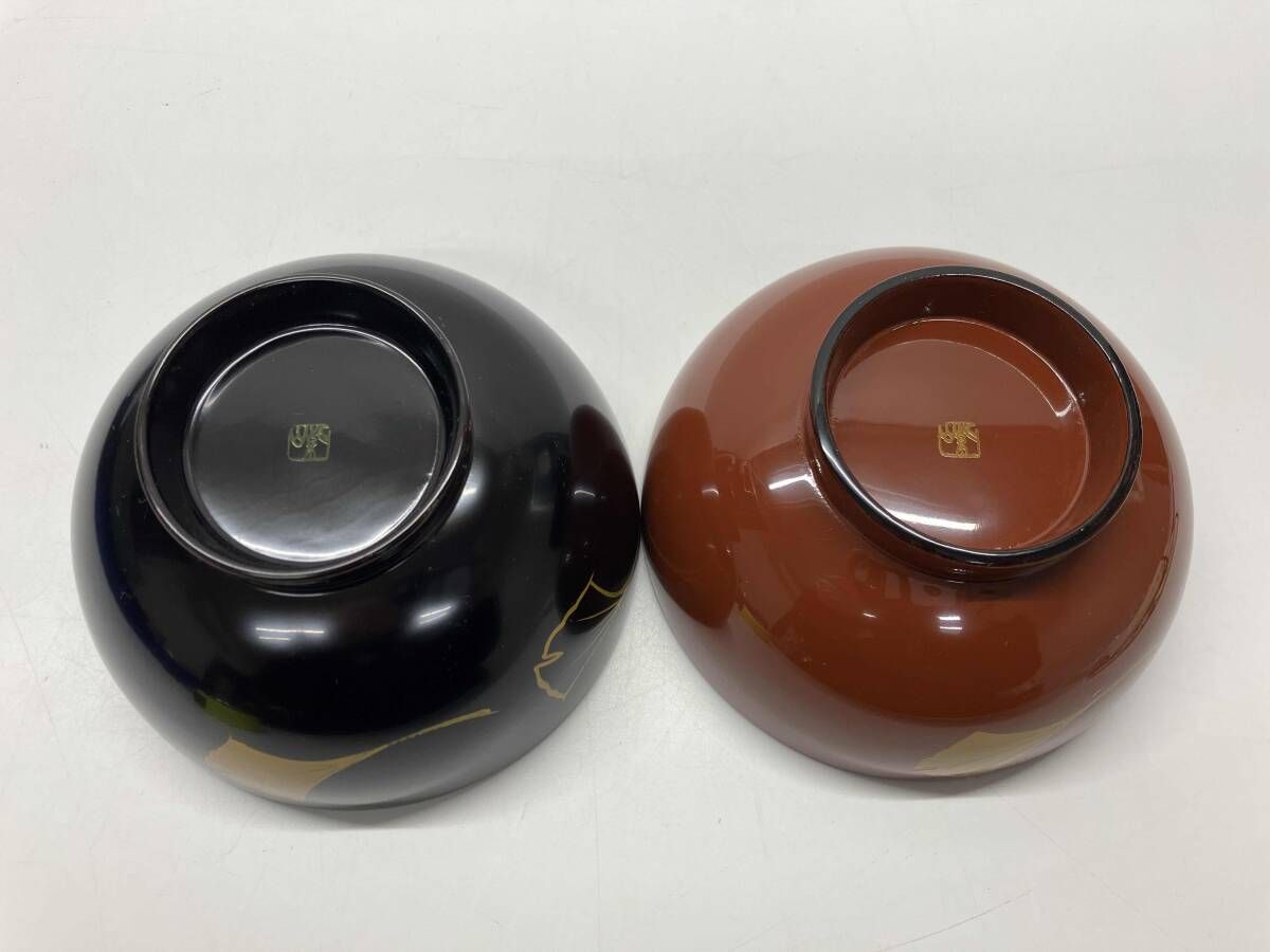 未使用品 うるみ工芸 夫婦汁椀 浄法寺塗 漆器 箱有 - メルカリ