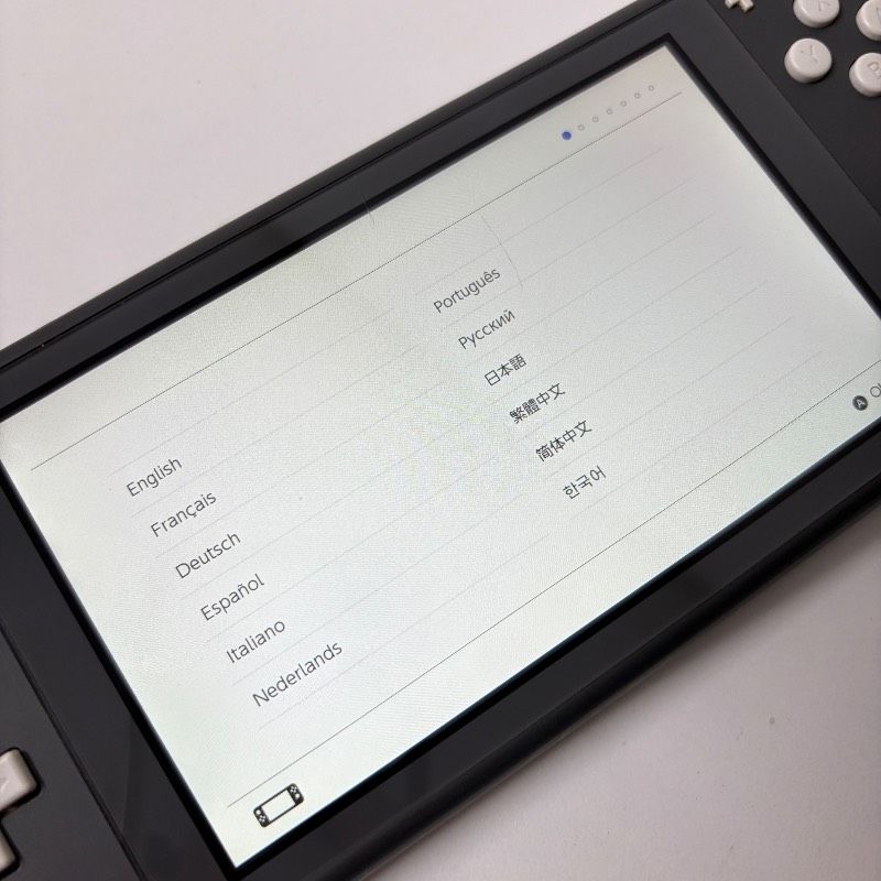 動作品/初期化済み】Nintendo Switch Light HDH-001 グレー