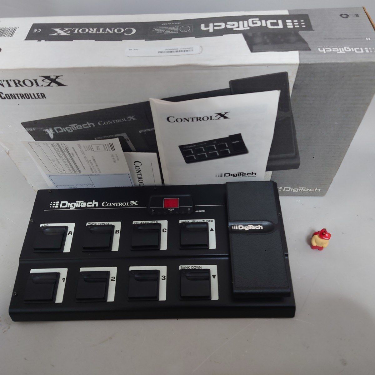 DigiTech Control X 動作品 フットコントローラー エクスプレッションペダル 箱・説明書付き ギター機器用 デジテック z-4097