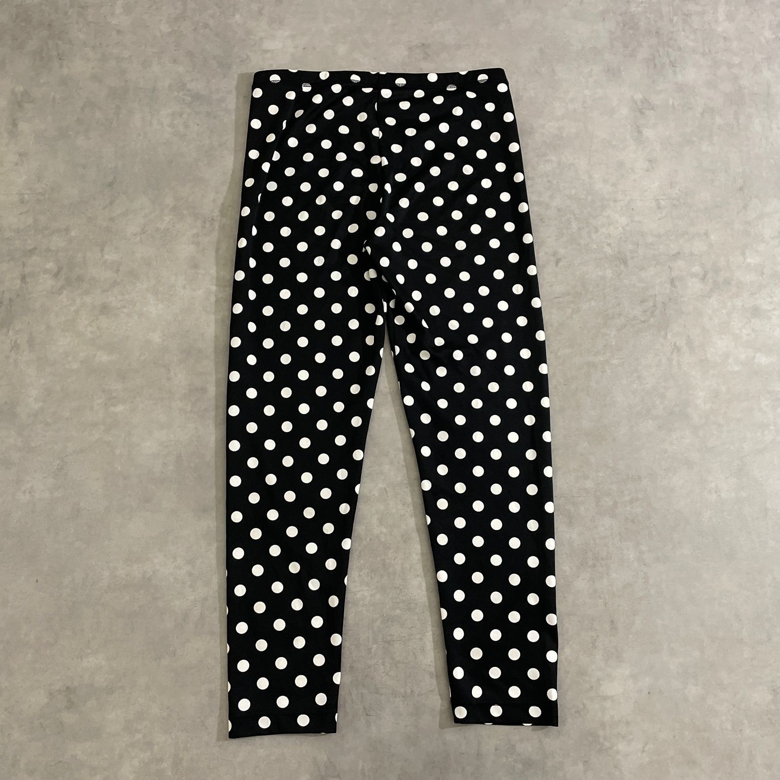 BLACK COMME des GARCONS ポルカドット柄 レギンス パンツ ブラック