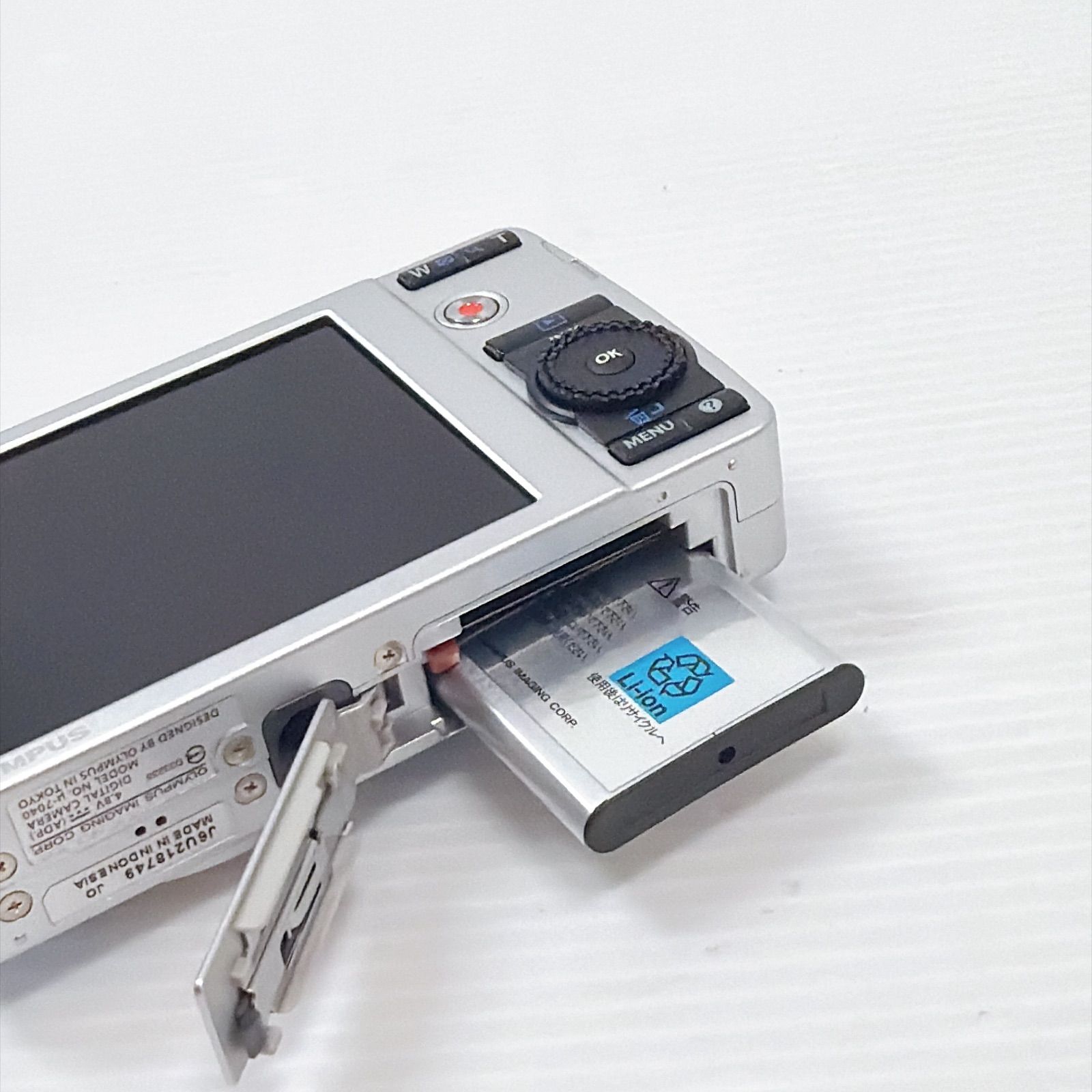 訳あり品 オリンパス ミュー OLYMPUS μ-7040 ライトブルー レアカラー