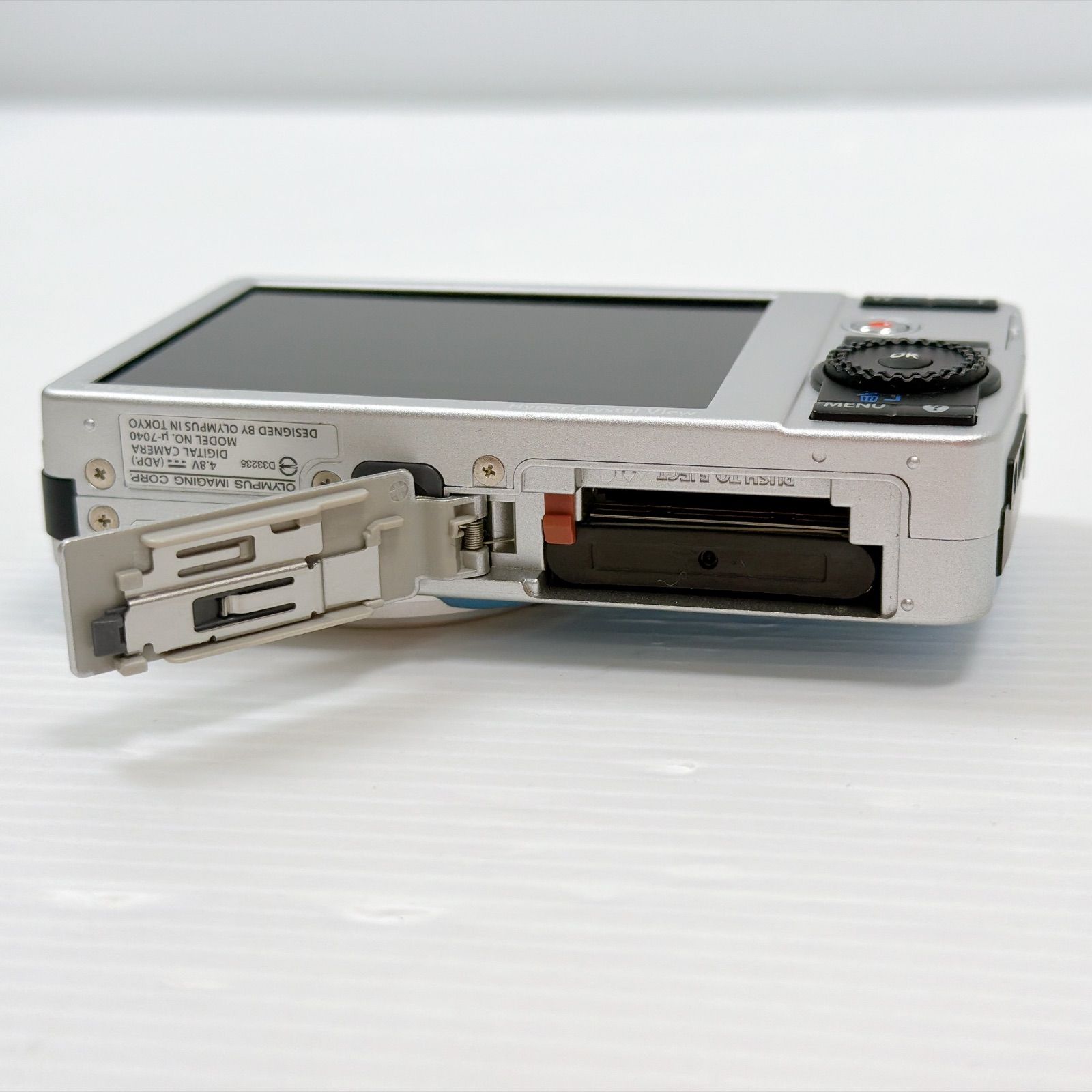 訳あり品 オリンパス ミュー OLYMPUS μ-7040 ライトブルー レアカラー