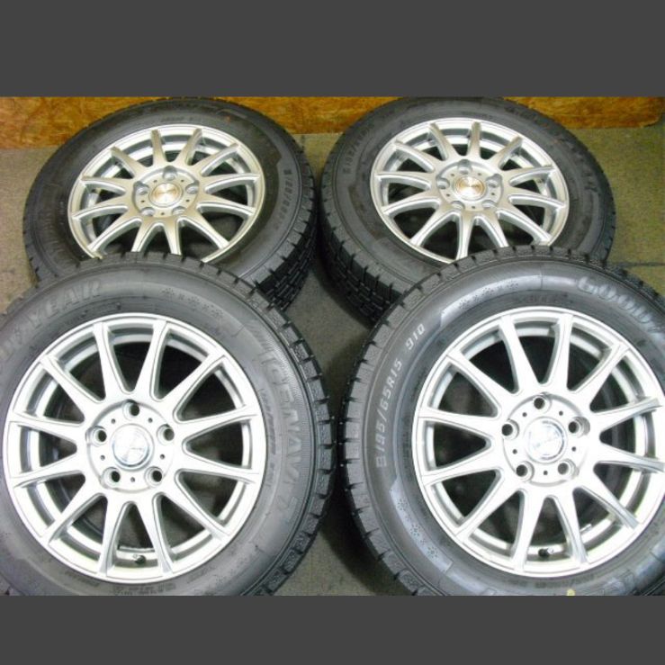 T-2250)本州送料無料 超バリ山 グッドイヤー 195/65R15 24年製 60.70