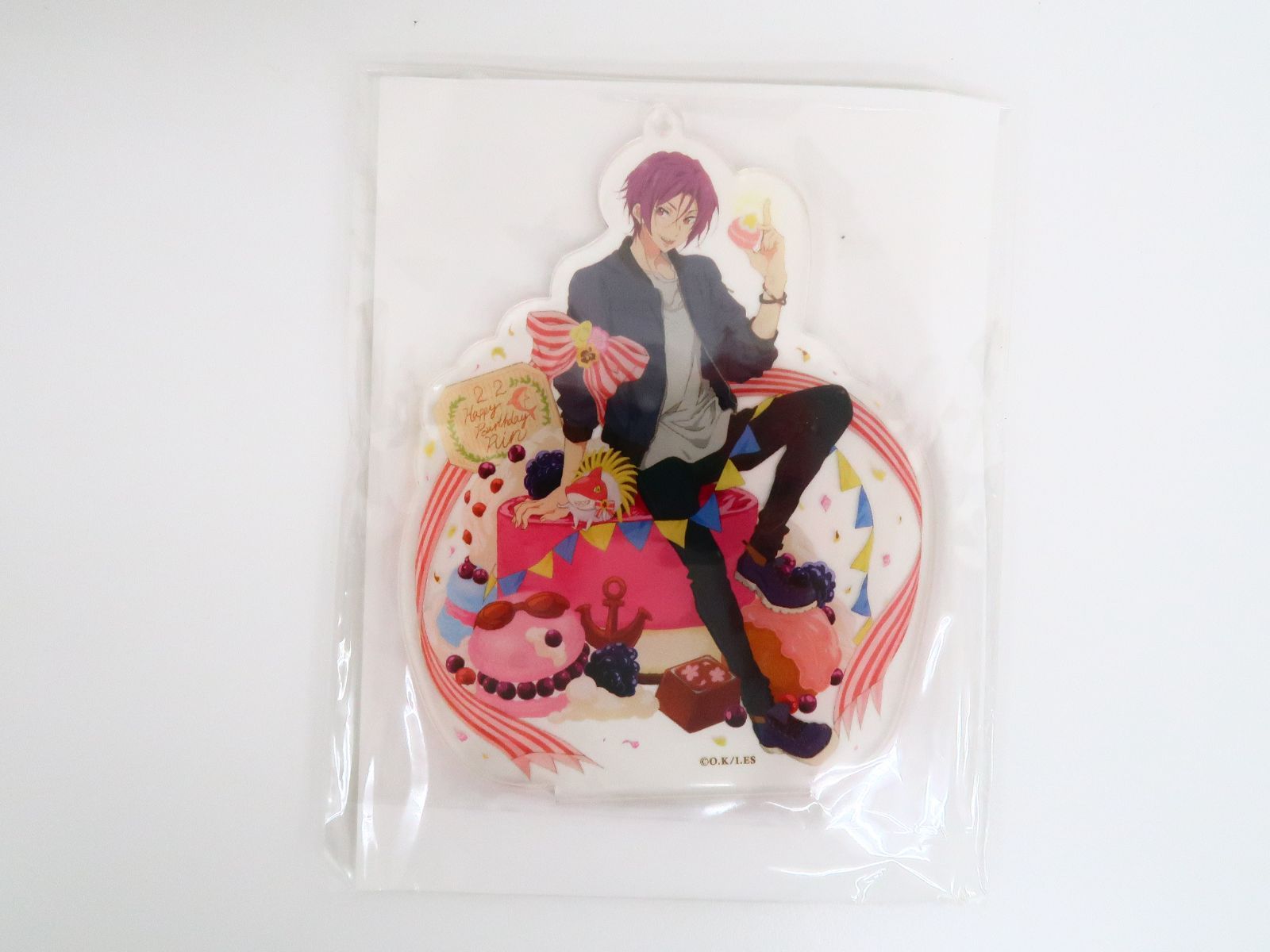 【松岡凛＆山崎宗介】Free!-Eternal Summer- アクリルチャーム Free! Eternal Summer 松岡凛 Fresh! Fruit! Birthday スタンド