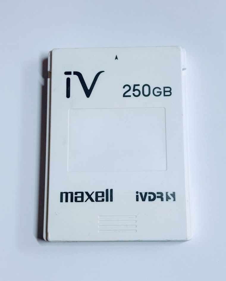 maxell iVDR-S（250GB）カセットHDD 日立Wooo対応 PC動作確認済み 正常