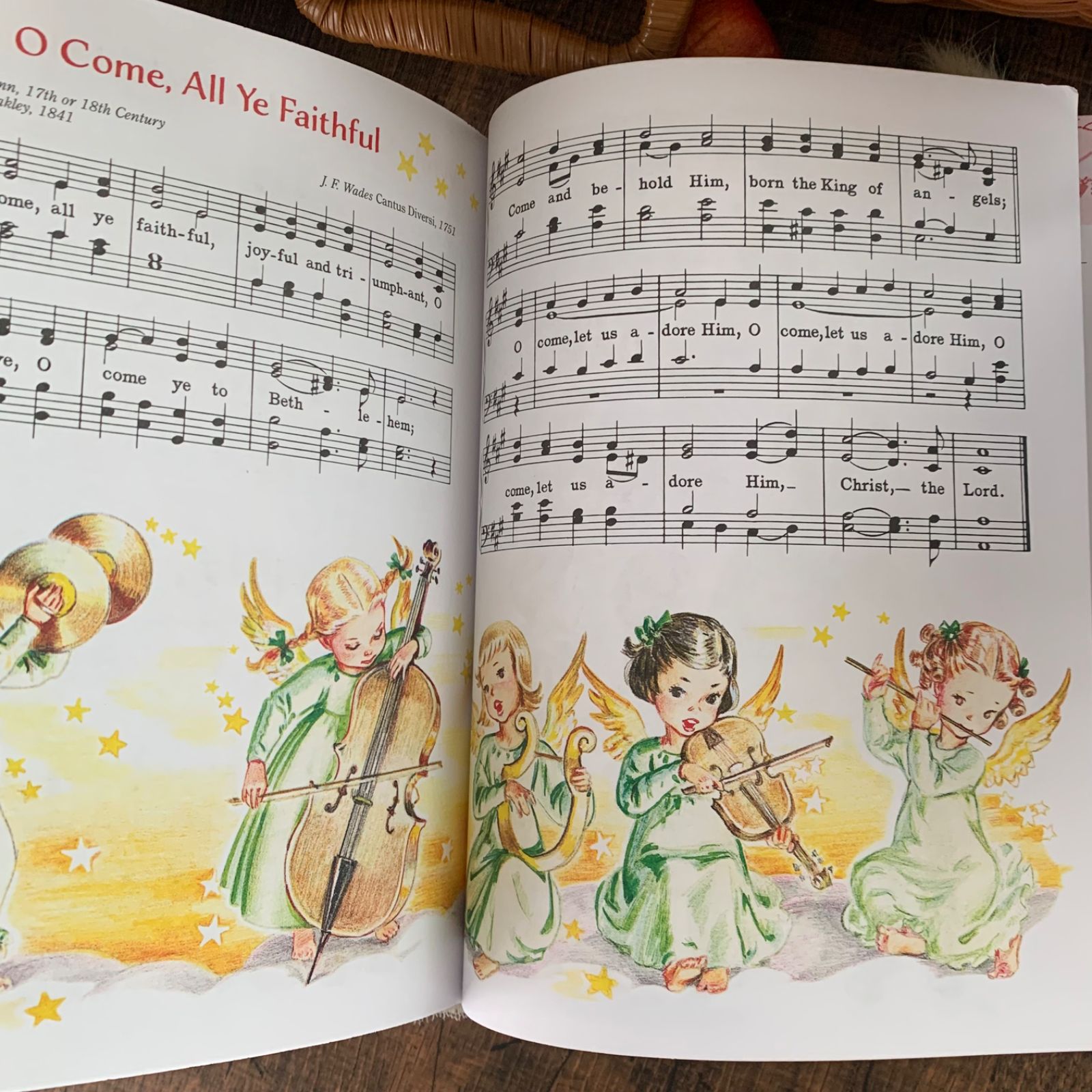 洋書 絵本『 Christmas Carols 』 児童書 楽譜 古書 クリスマス絵本