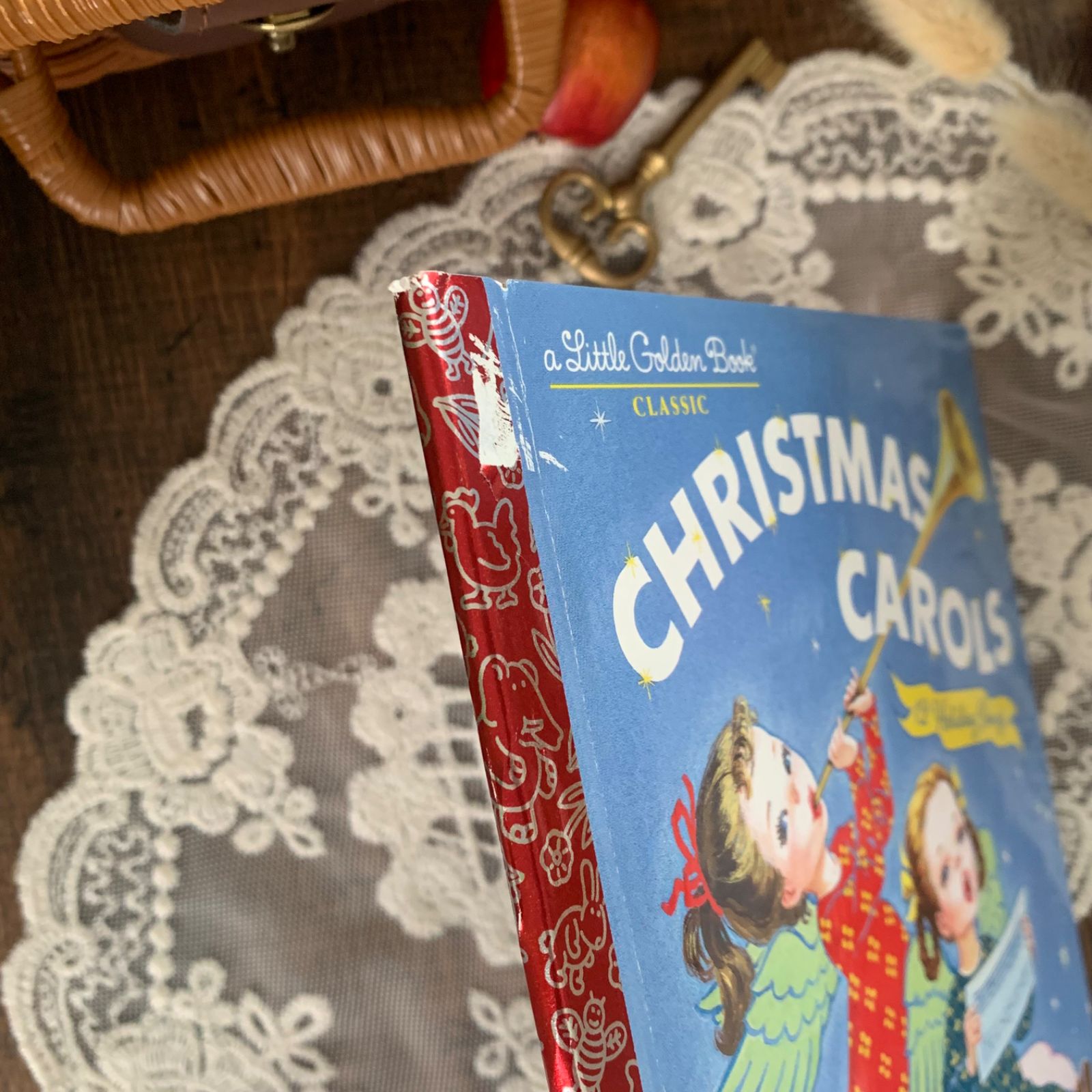 洋書 絵本『 Christmas Carols 』 児童書 楽譜 古書 クリスマス絵本