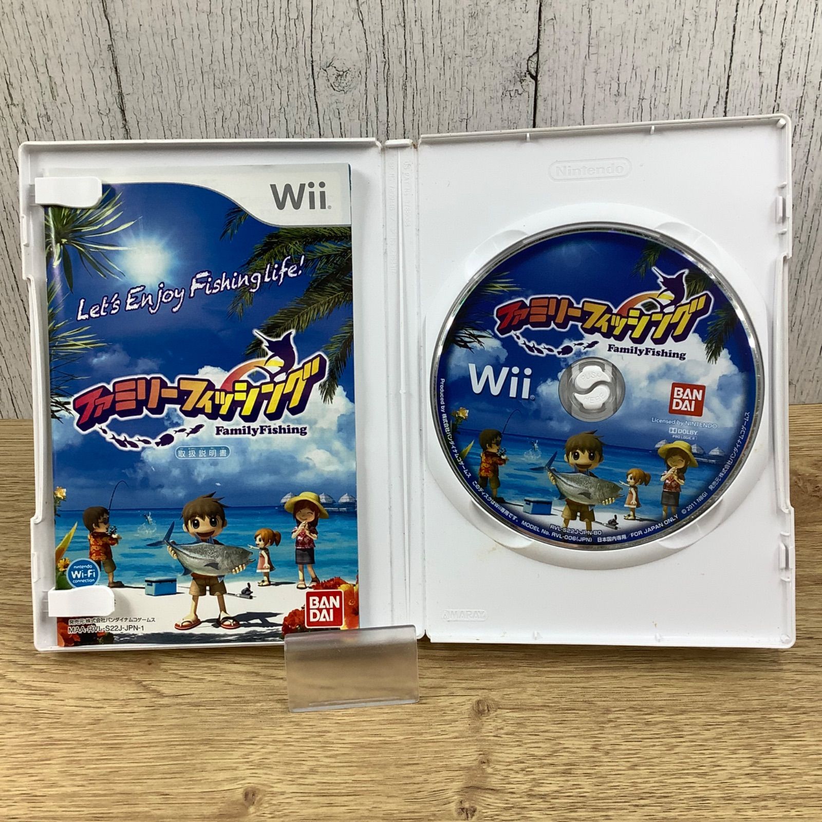 動作OK】Wii ゲームソフト ファミリーフィッシング WS-09 - メルカリ