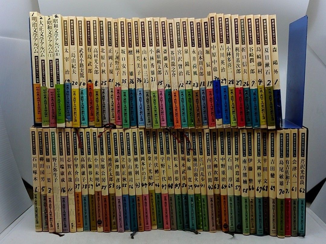 まとめ売り】新潮日本文学アルバム 全巻＋別巻＋続巻(1冊欠け) 74冊
