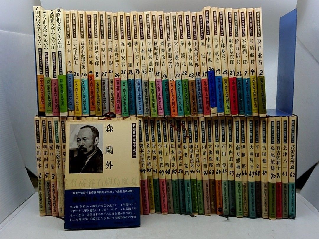 まとめ売り】新潮日本文学アルバム 全巻＋別巻＋続巻(1冊欠け) 74冊
