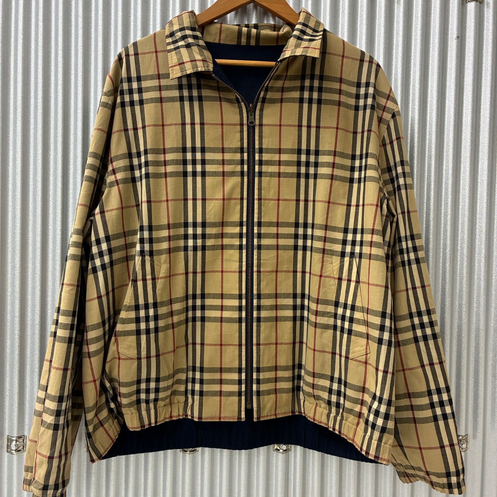 BURBERRY LONDON リバーシブル ノバチェック スウィングトップ - メルカリ