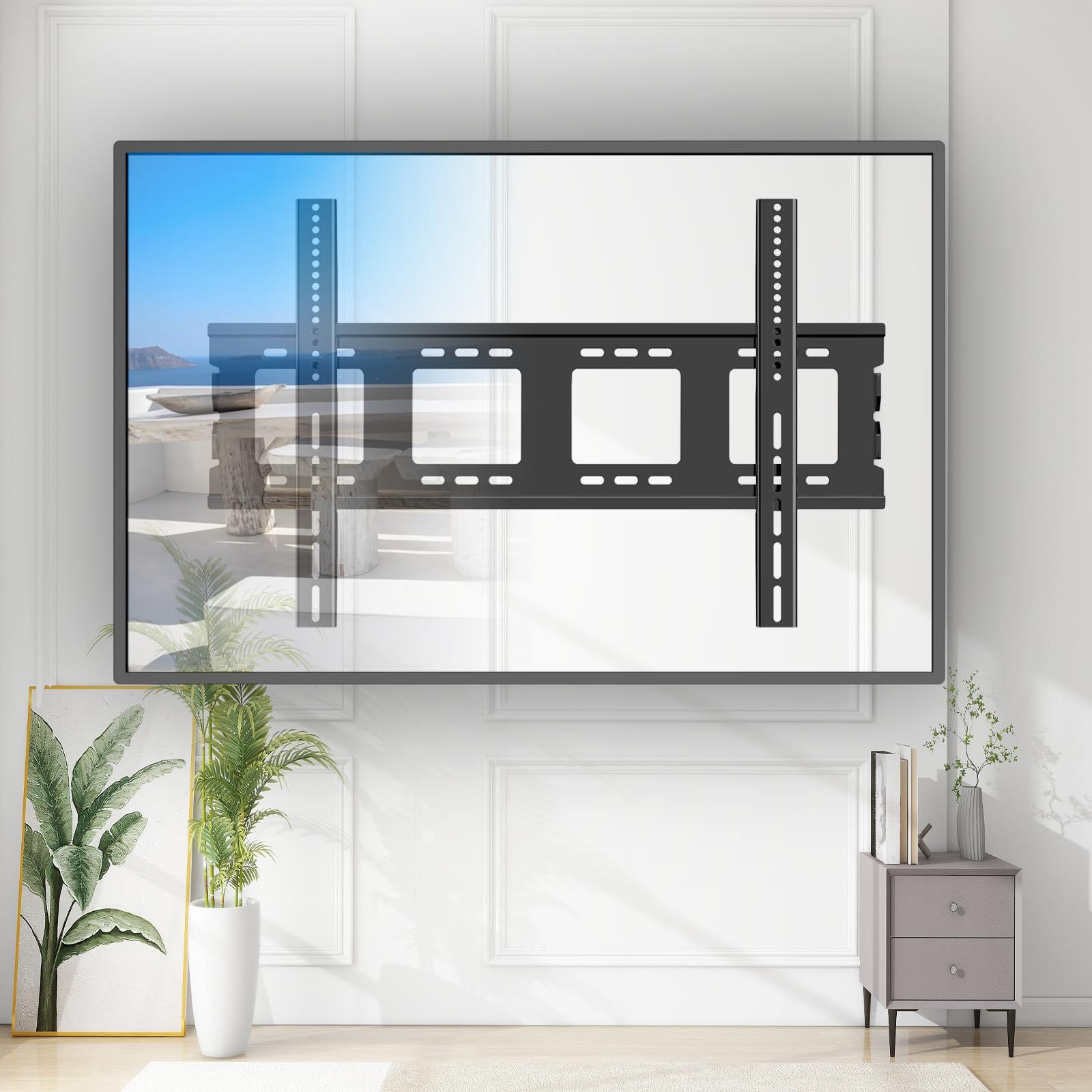TETVIK テレビ壁掛け金具 超大型 50-120インチ対応 固定式 最大VESA