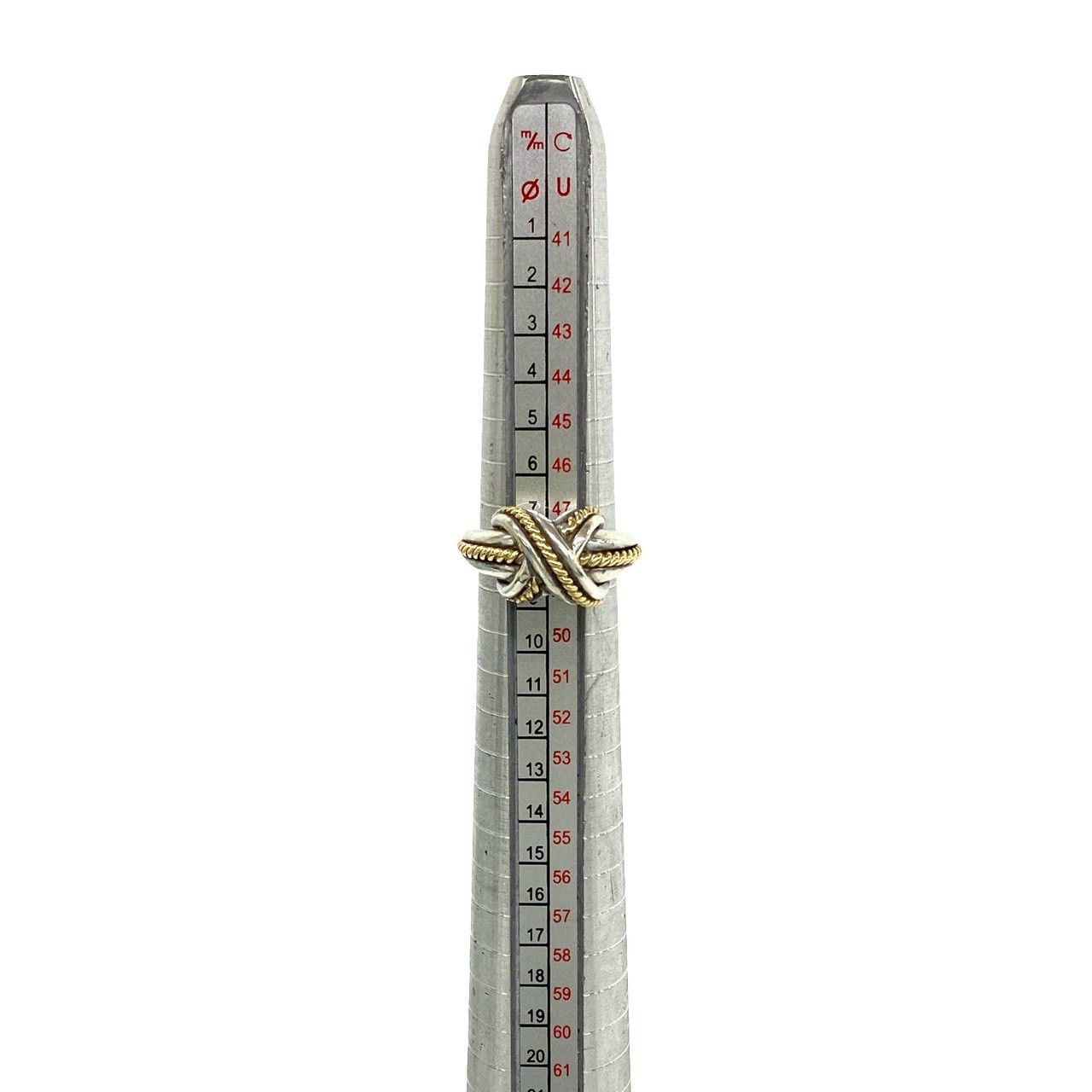 極 美品 TIFFANY&Co. ティファニー シグネチャークロス リング