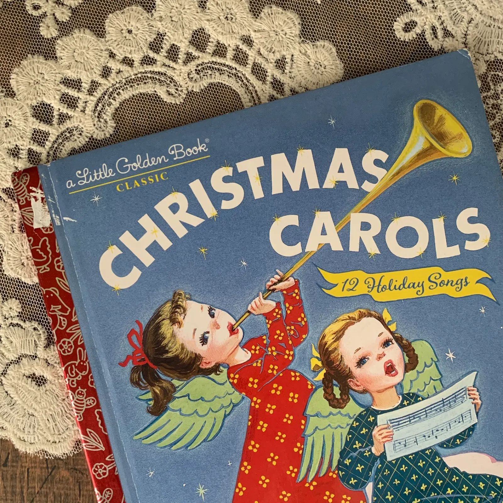 洋書 絵本『 Christmas Carols 』 児童書 楽譜 古書 クリスマス絵本