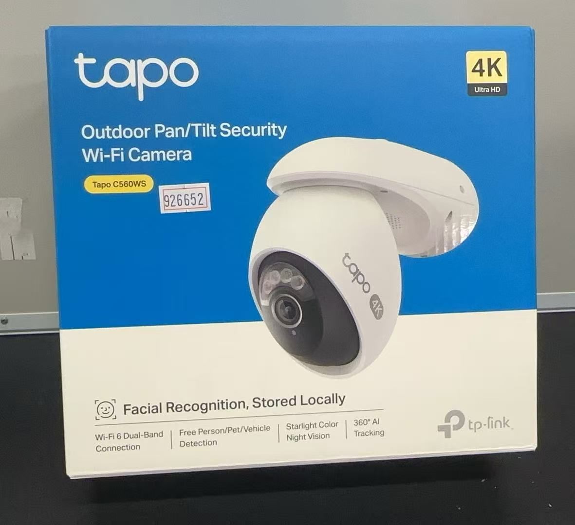 中古 TP-Link Tapo C560WS 800万画素 4K 8MP ++926652 - メルカリ