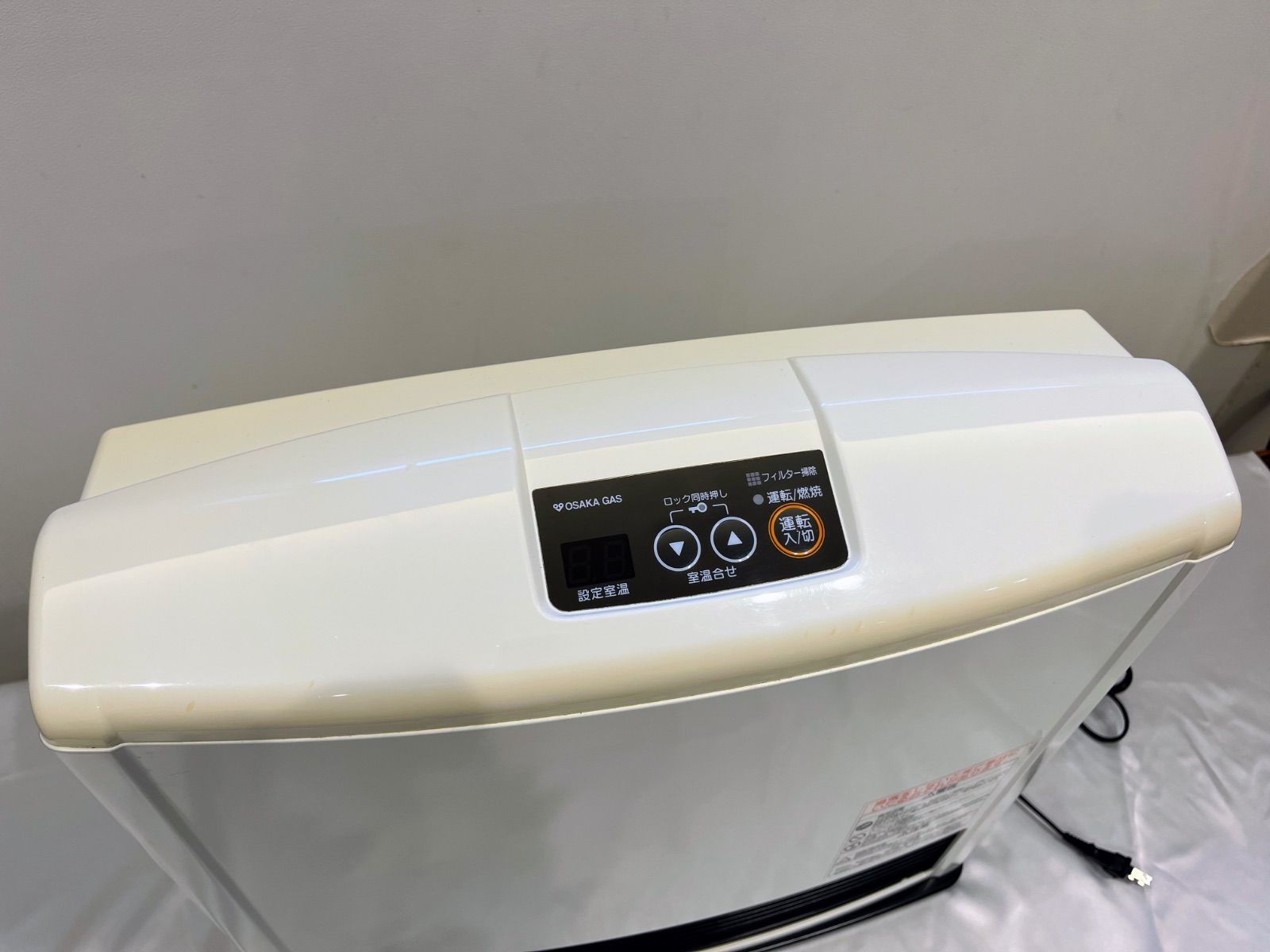 美品・動作確認済・箱付】大阪ガス ガスファンヒーター 140-9393 (RC