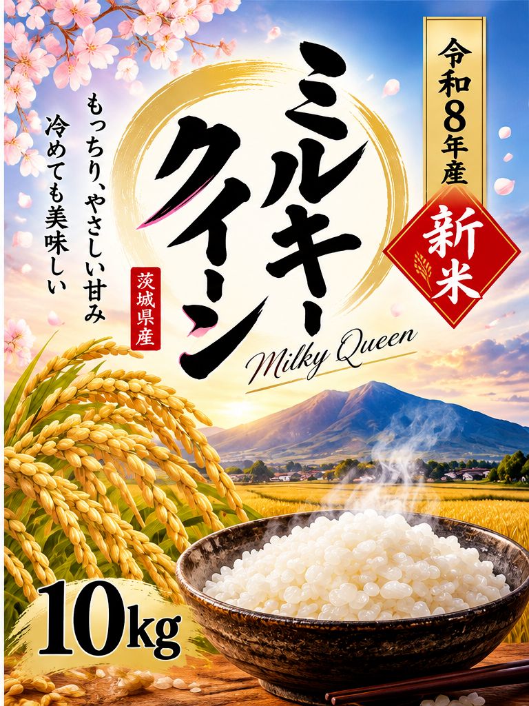 令和8年産 ミルキークイーン 10キロ 新品 - メルカリ
