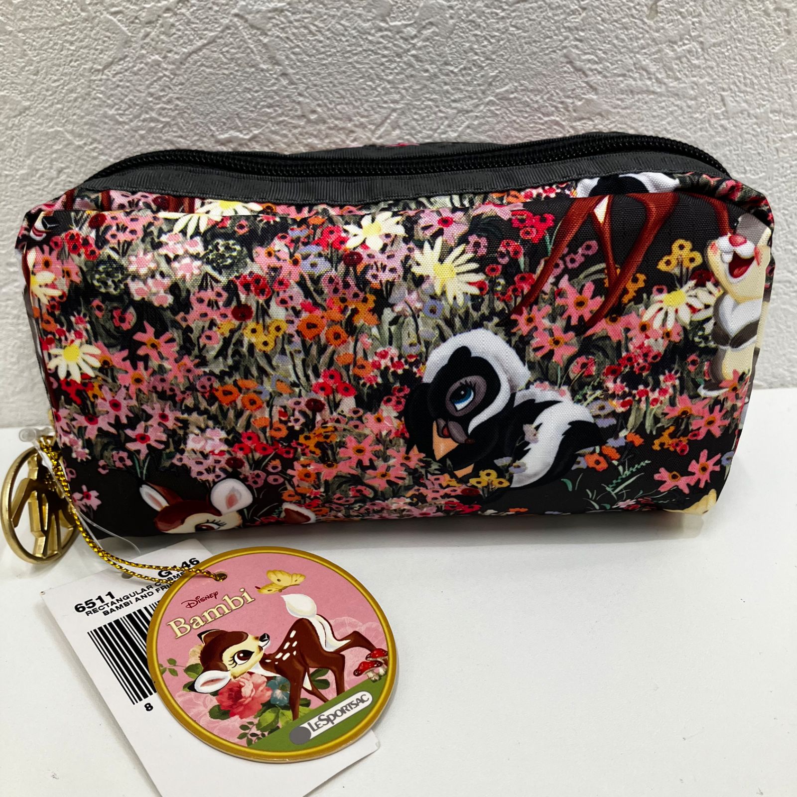 9153 【美品】 LeSportsac レスポートサック タグ付き バンビ bambi