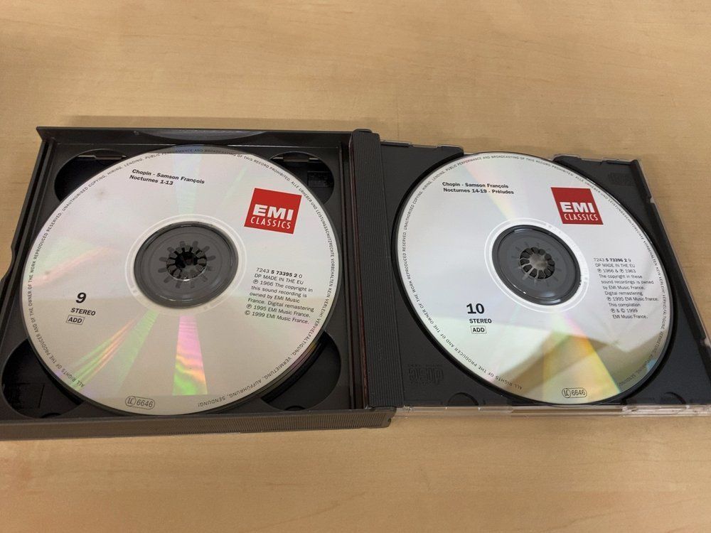 Chopin ショパン全集 10CD BOX Samson Francois（サンソン・フランソワ