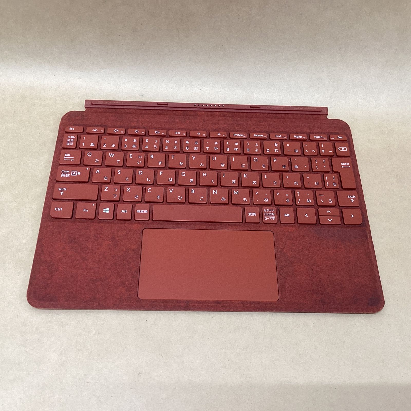 Microsoft Surface Go Signature Type Cover 1840 日本語 レッド系