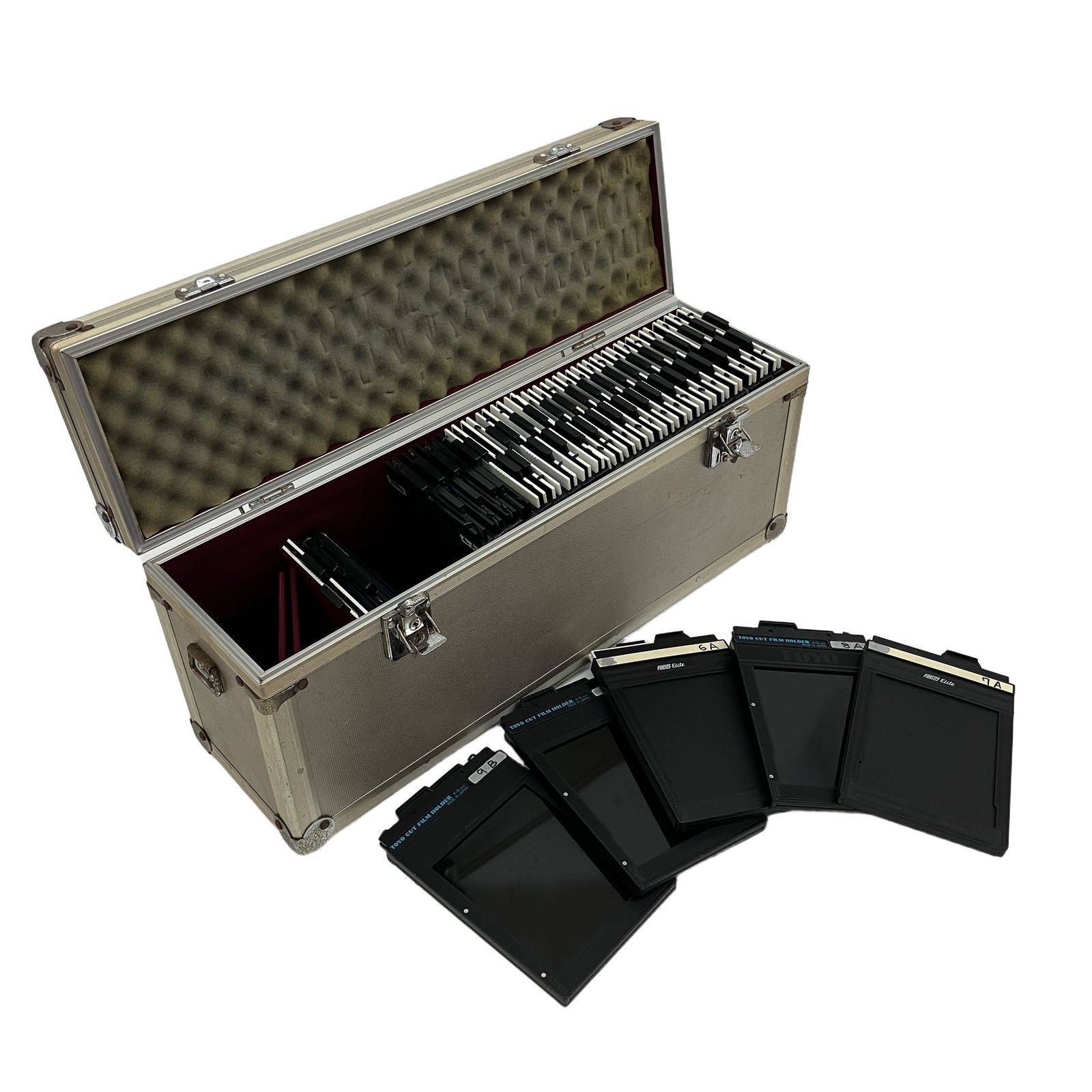 LISCO TOYO 4×5 フィルムホルダー 30枚セット ケース付き シノゴ カメラ周辺機器 ジャンクC11763774