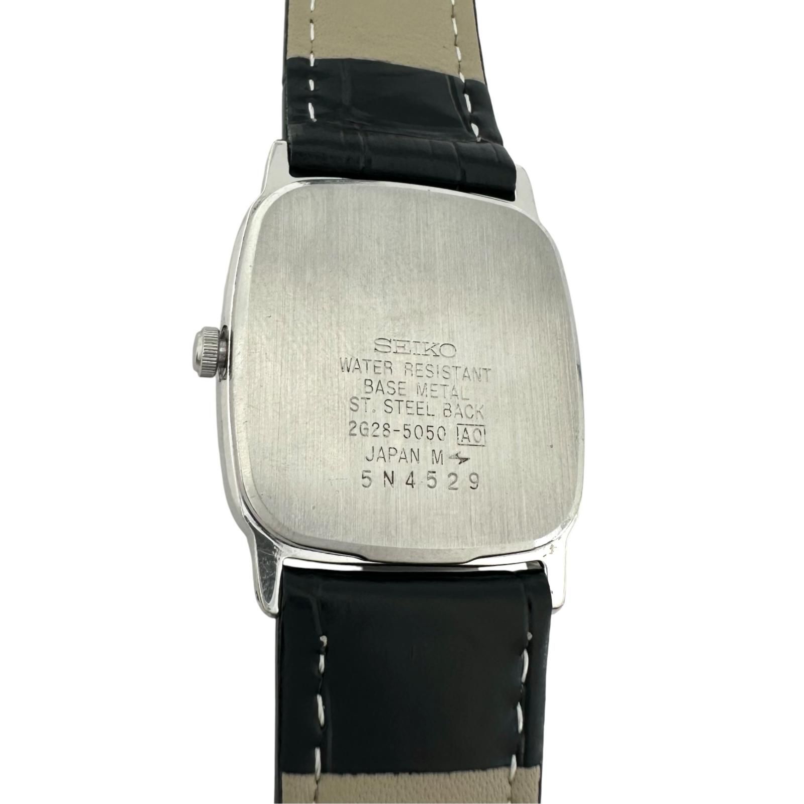 SEIKO セイコー スモールセコンド スクエア 2628-5050 腕時計