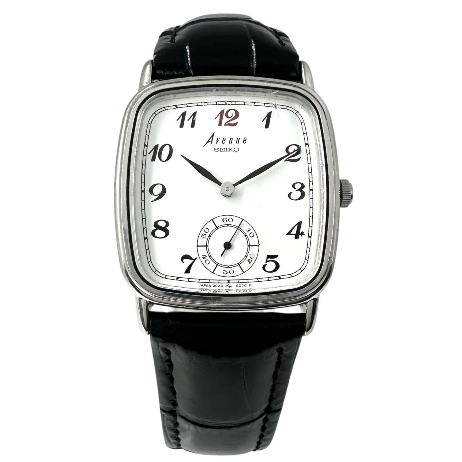 SEIKO QUARTZ セイコー 腕時計 スモールセコンド 【送料無料】 SEIKO セイコー スモールセコンド スクエア 2628-5050 腕時計