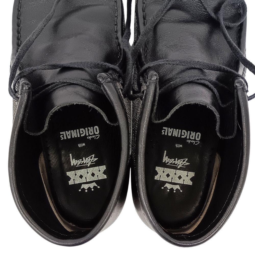 CLARKS クラークス × STUSSY WALLABEE BOOT ワラビー ブーツ ブラック