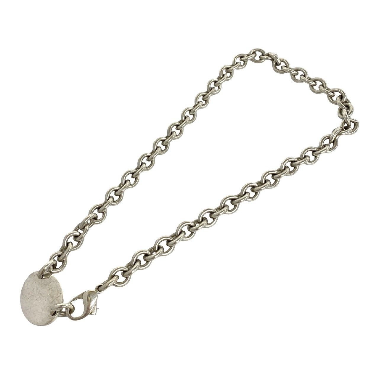 極 美品 TIFFANY&Co. ティファニー リターントゥ オーバル ネックレス