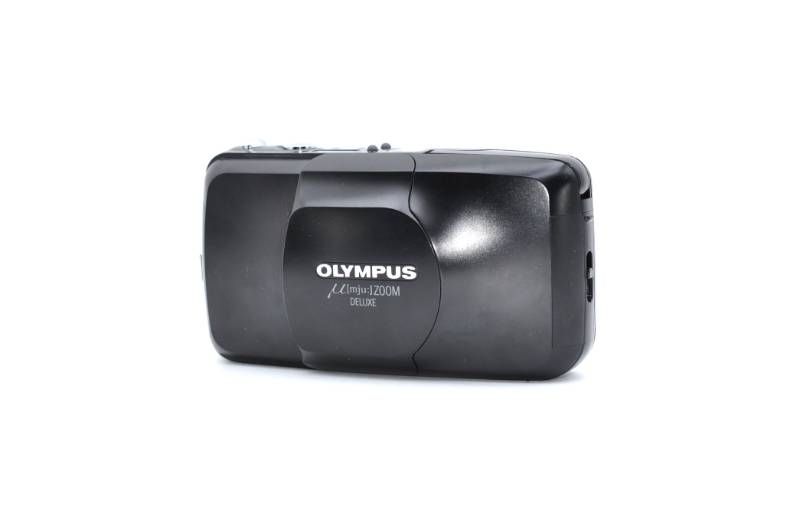 動作OK】OLYMPUS μ[mju:] ZOOM DELUXE ブラック コンパクトフィルム