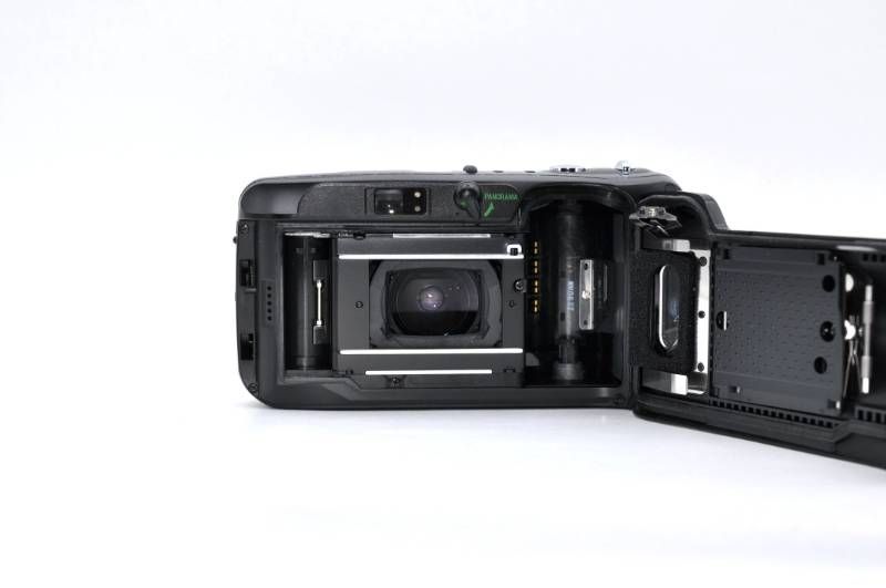 動作OK】OLYMPUS μ[mju:] ZOOM DELUXE ブラック コンパクトフィルム