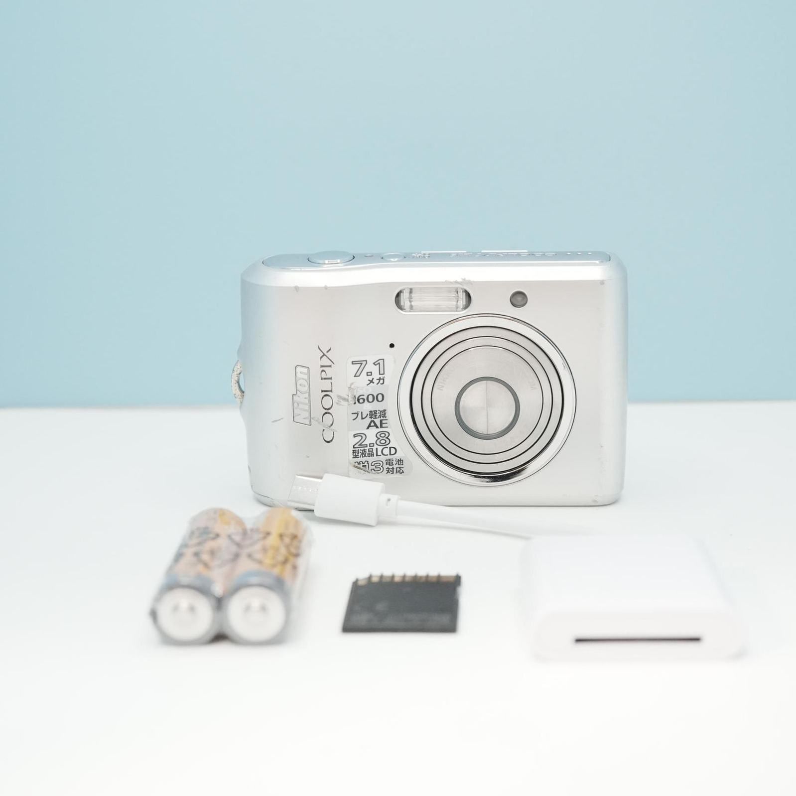 Nikon COOLPIX L16 デジカメ スマホ転送OK フルセット シロクマカメラ
