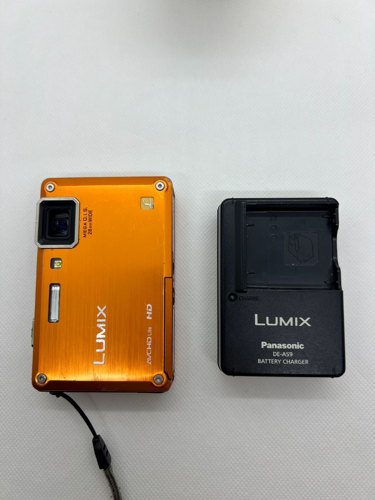 Panasonic LUMIX DMC-FT1 オレンジ 動作確認済 バッテリー・充電器付