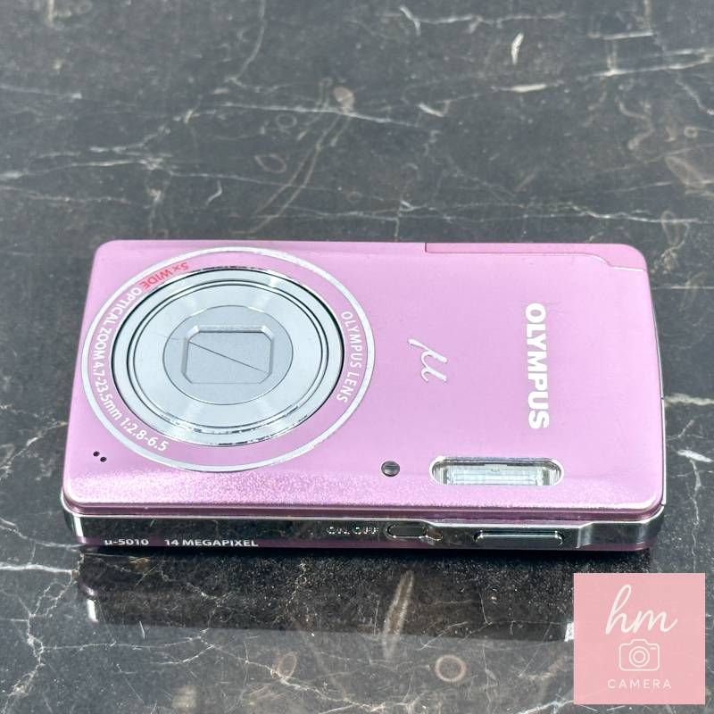 OLYMPUS μ-5010 ピンク 1400万画素 光学5倍ズーム 広角26mm DUAL IS 手