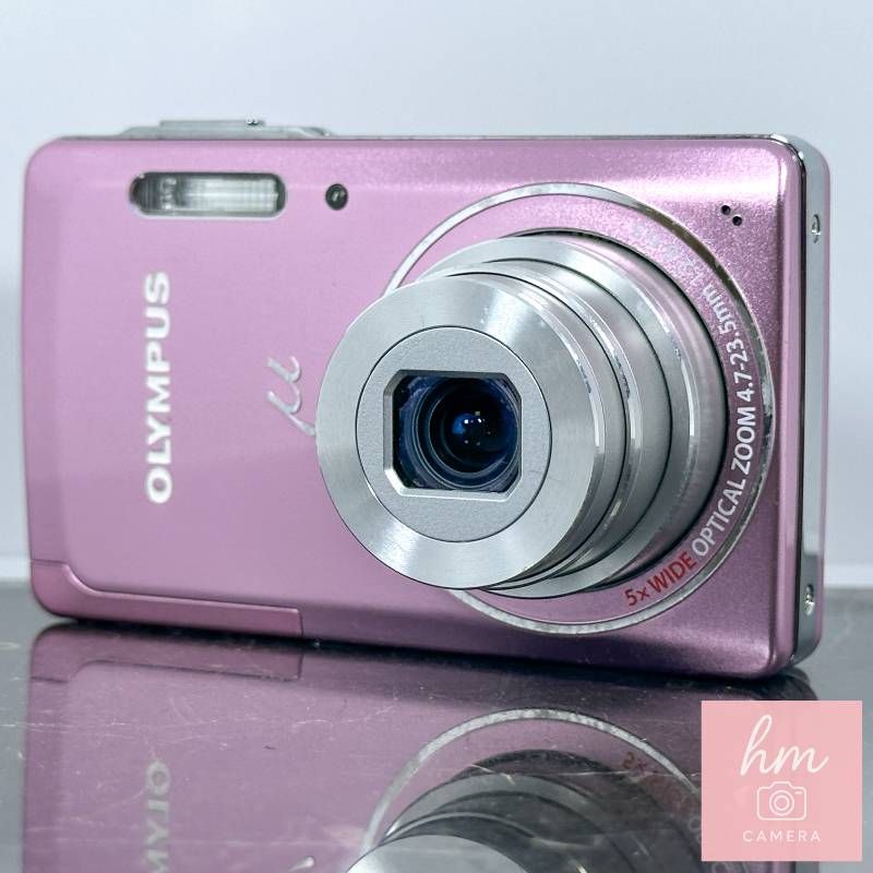 極美品✨【希少カラー】 OLYMPUS u-5010 ピンク 箱 デジカメ OLYMPUS μ-5010 ピンク 1400万画素 光学5倍ズーム 広角26mm DUAL IS 手