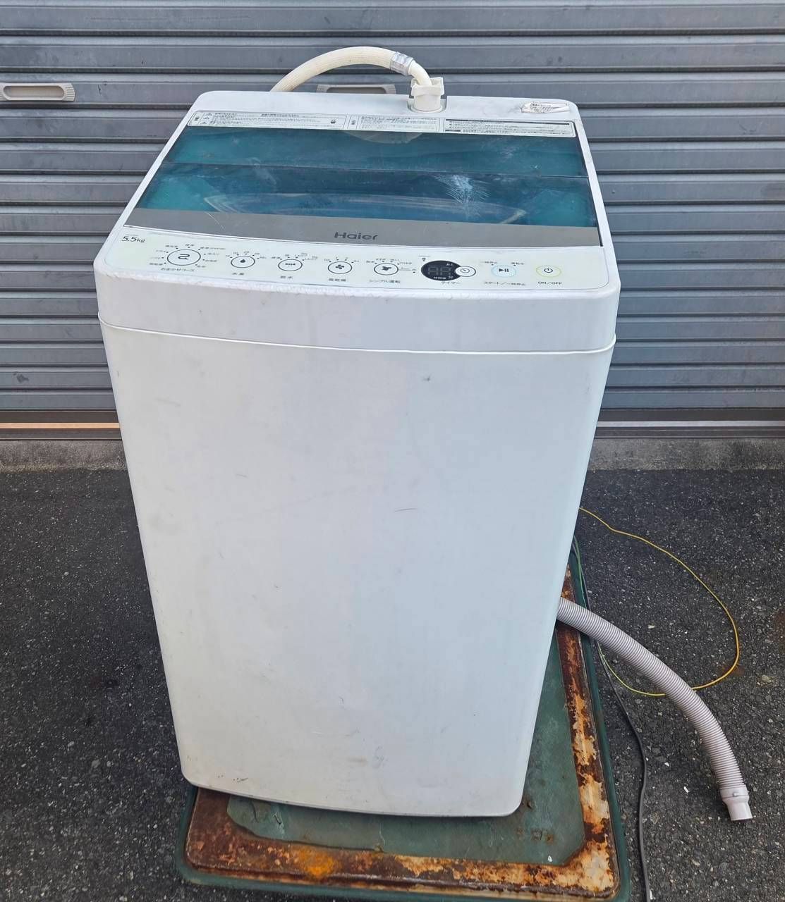 ♦Haier 全自動電気洗濯機【2017年製】JW-C55A 引取可能】ハイアール 5.5kg 全自動洗濯機 JW-C55A 2017年製 - メルカリ