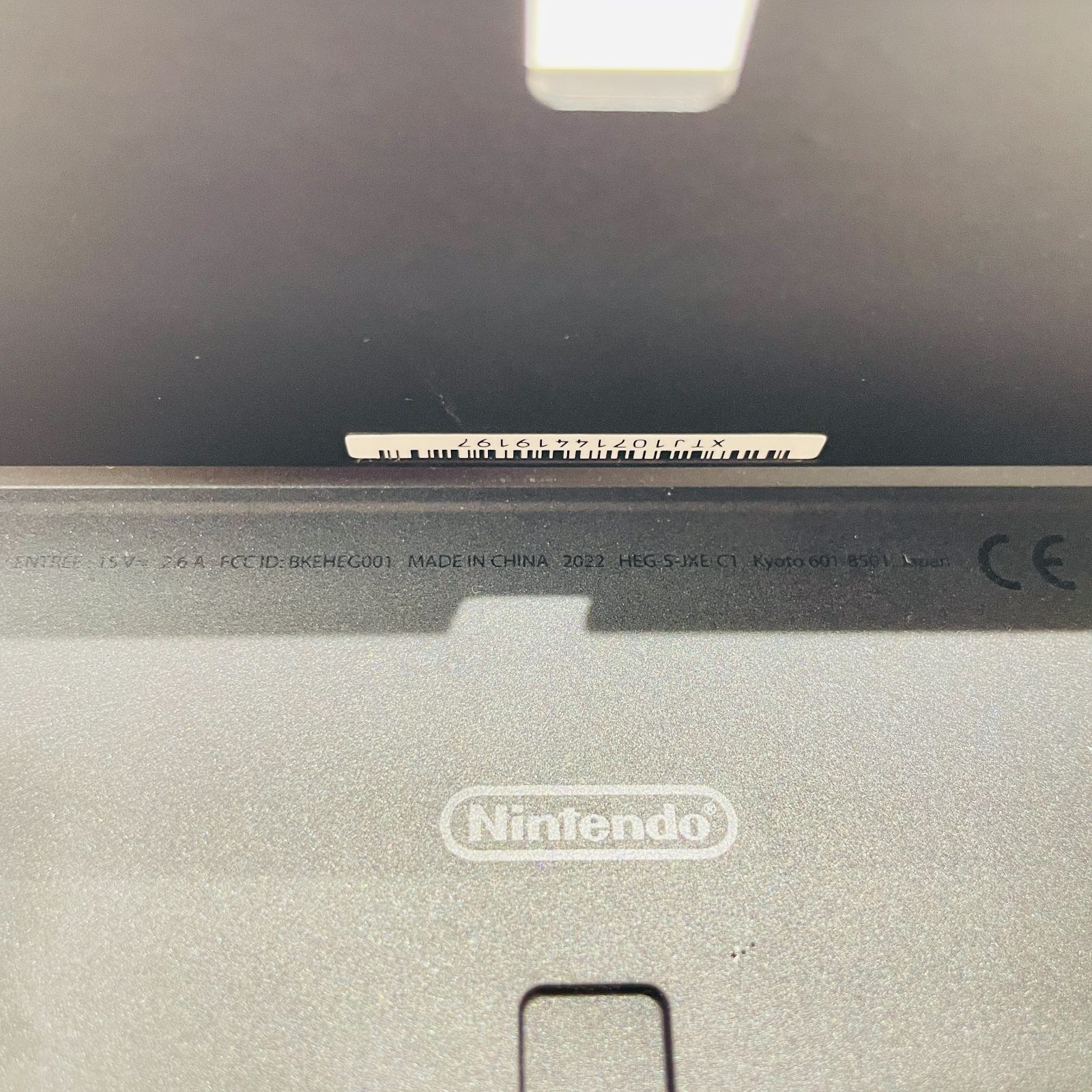 ドックに汚れあり】Nintendo Switch 有機ELモデル ホワイト Joy-Con欠