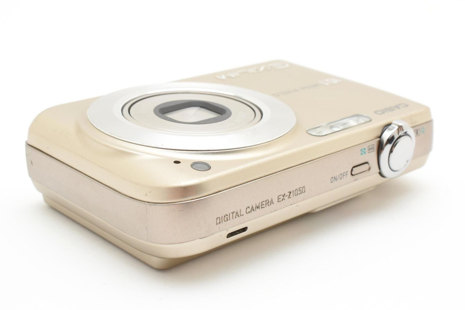 実用光学美品 Casio カシオ EXILIM EX-Z1050 ゴールド コンパクト