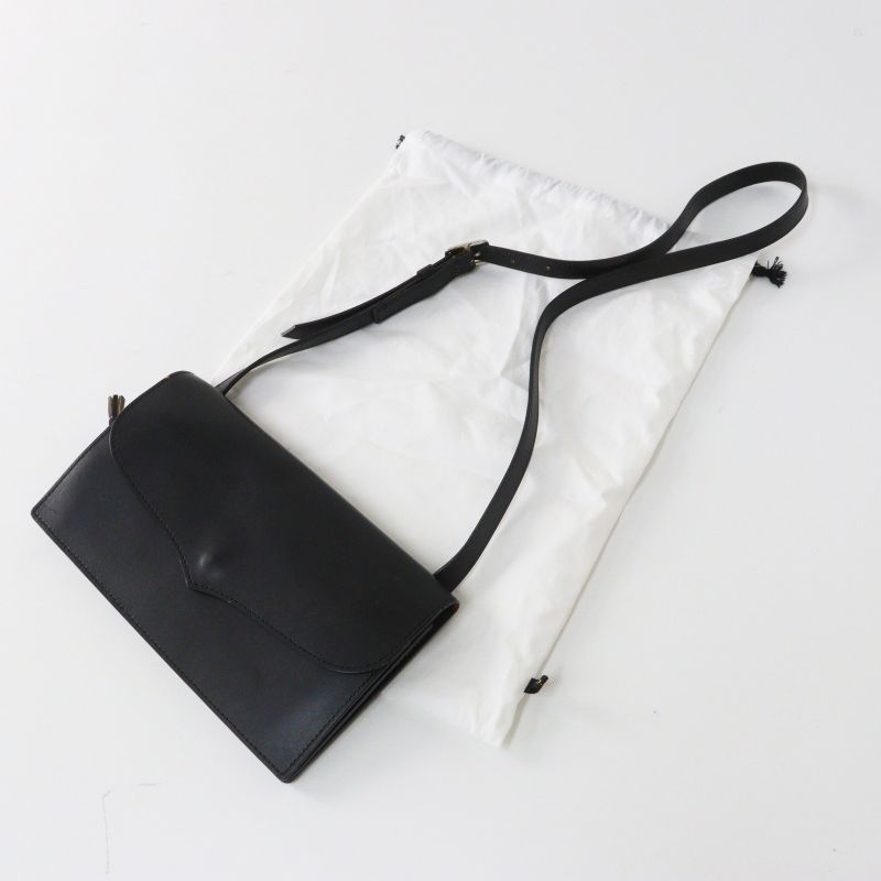 R&D.M.Co- オールドマンズテーラー SHOULDER WALLET レザーショルダーウォレット F ブラック┃肩掛け財布【2400015236629】 19,721円