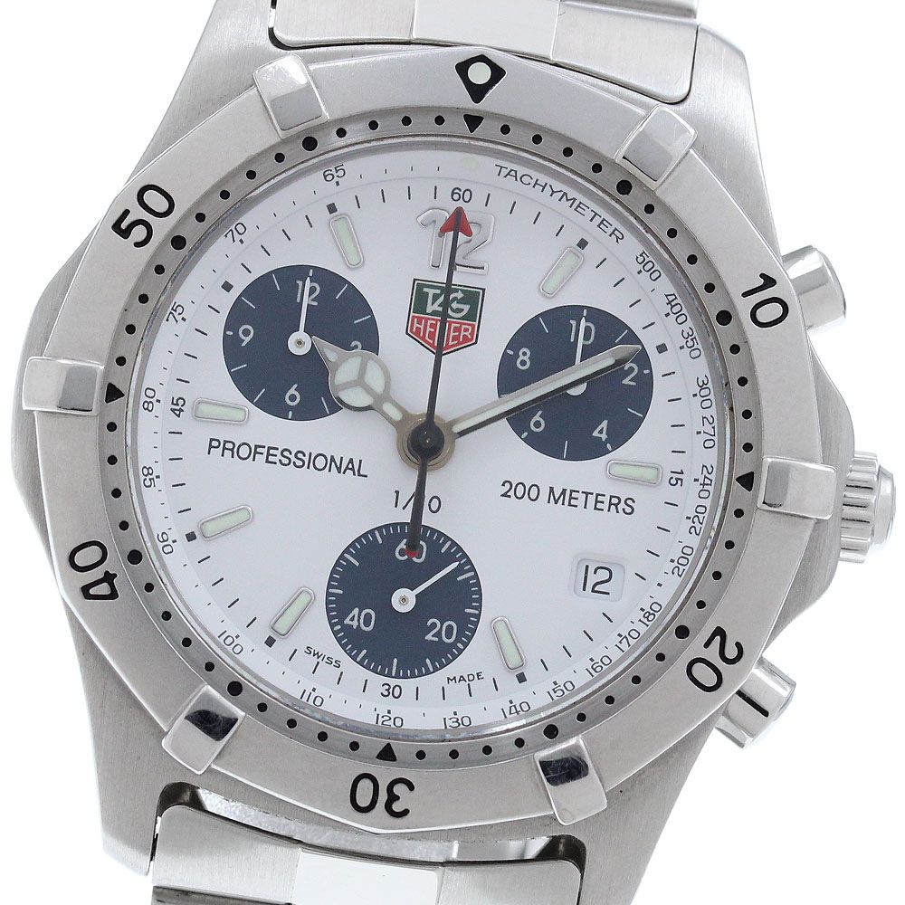 タグホイヤー TAG HEUER CK1111-0 プロフェッショナル 2000シリーズ クロノグラフ クォーツ メンズ 良品 _988169 55,935円