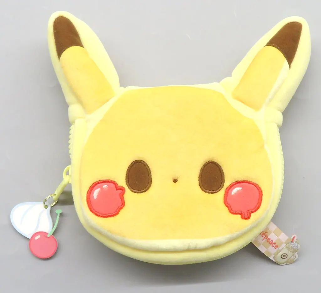 中古】バッグ ピカチュウ(パンケーキ風) ポケピース ぬいぐるみポーチ
