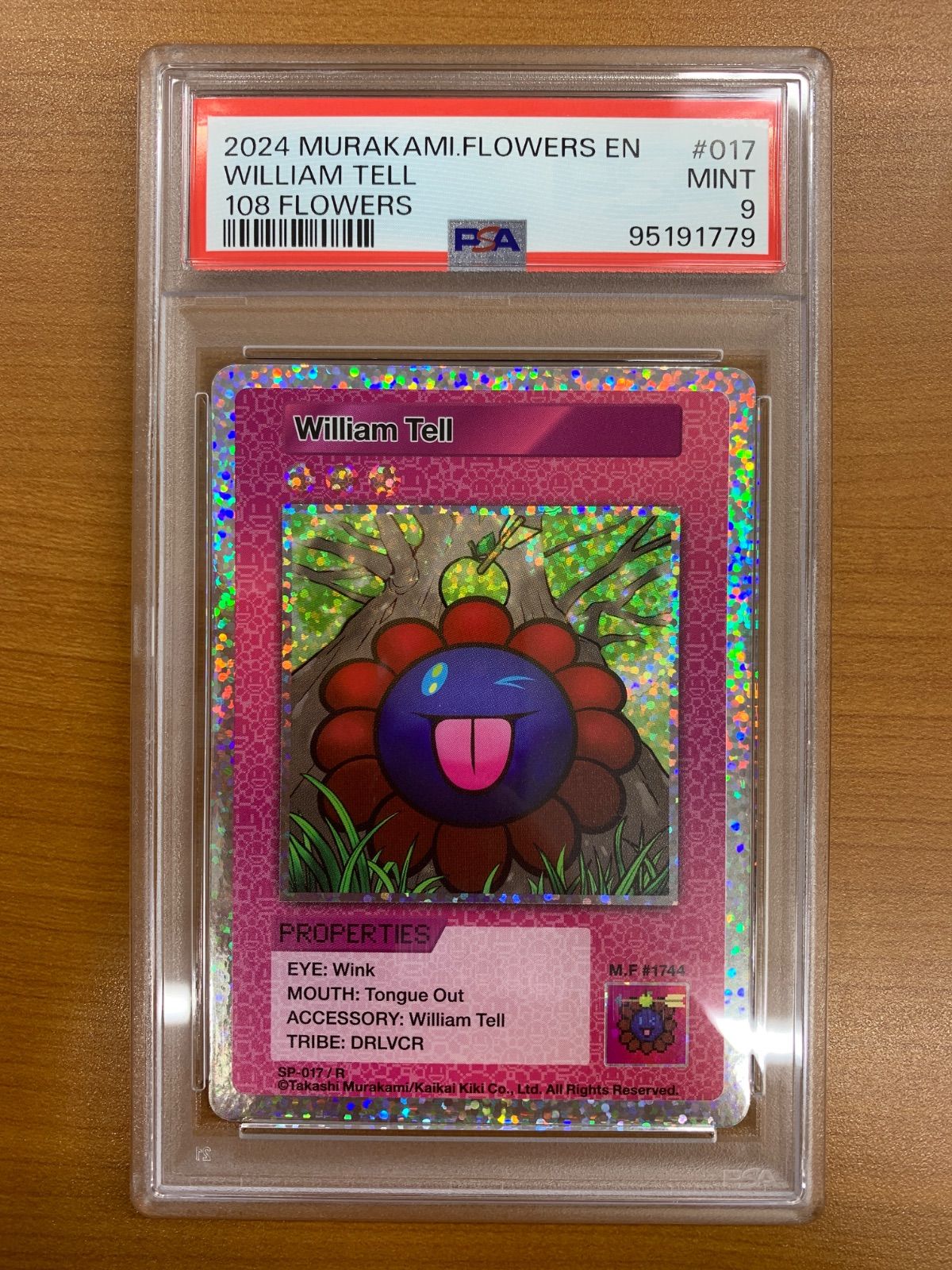 PSA9 ウィリアムテル William Tell SP-017/R 村上隆 MURAKAMI.FLOWERS