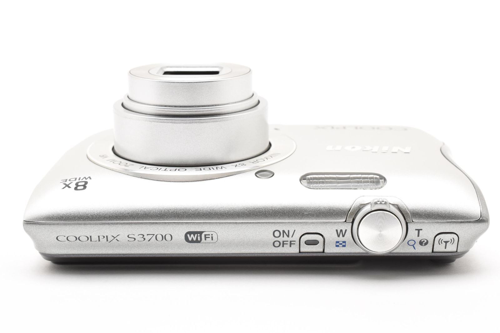 美品｜Nikon COOLPIX S3700 シルバー 光学8倍ズーム 2005万画素