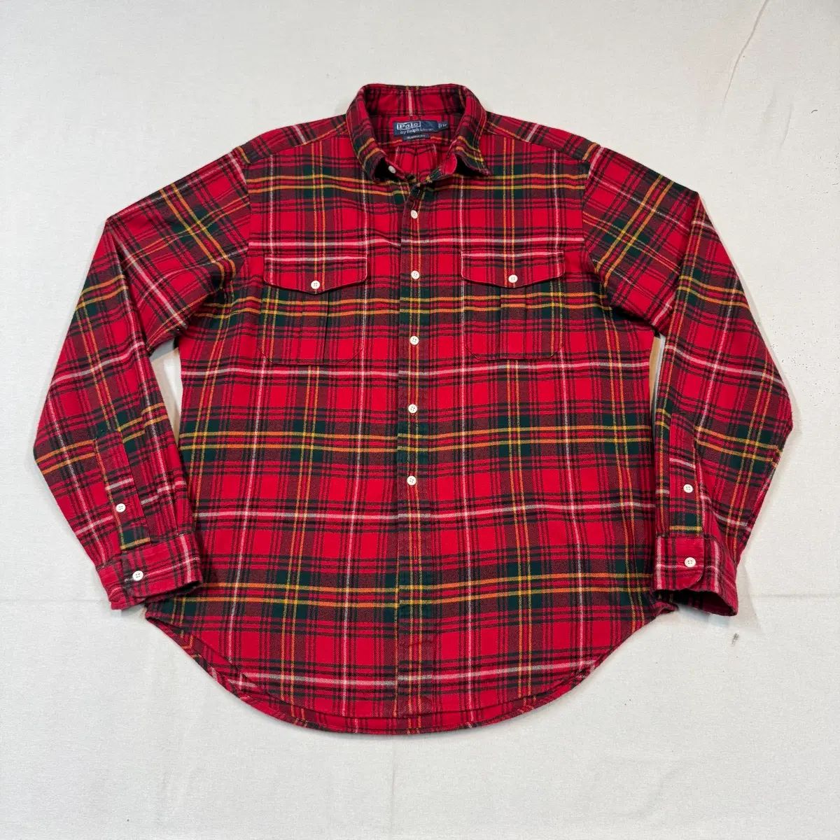 M) POLO RALPH LAUREN ポロラルフローレン ツーポケット クラシックフィット チェック フランネルシャツ