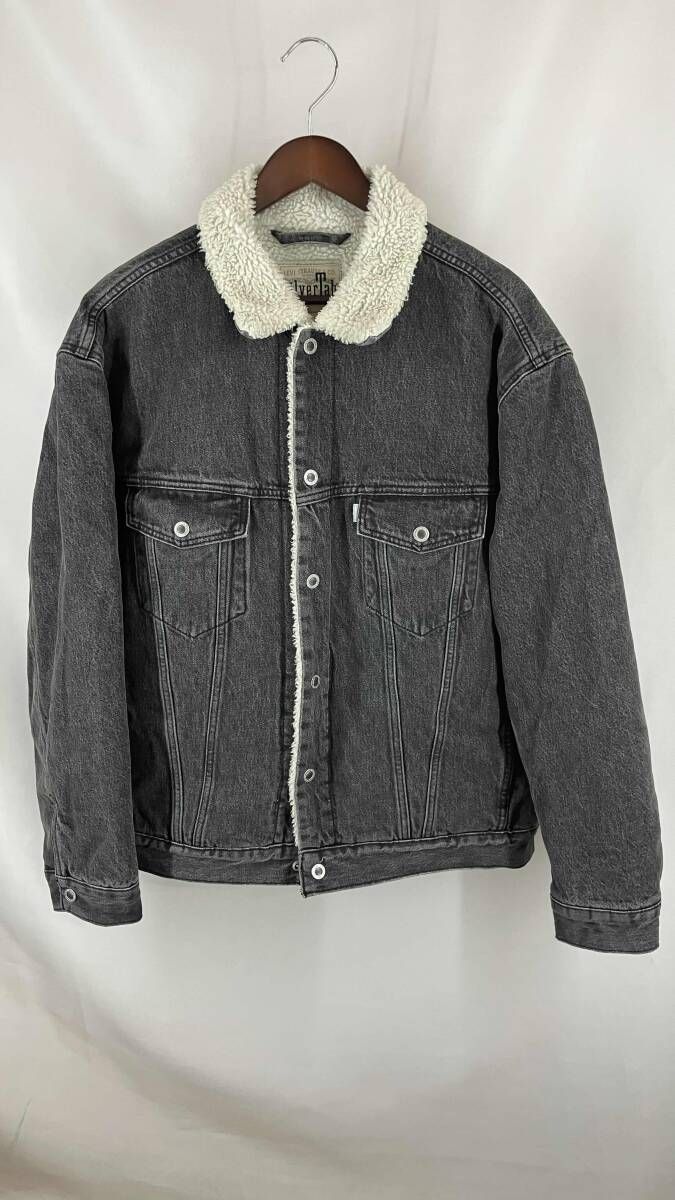 ★ LEVI'S リーバイス Gジャン デニムジャケットsilver tab A3180-0005 メンズ Mサイズ ブラック 冬